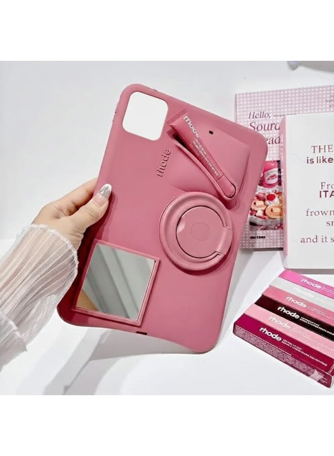 رود جراب سيليكون ثلاثي الأبعاد لاي باد اير 11 بوصة الجيل السابع/السادس (M3/M2) 2025/2024، لاي باد اير الجيل الخامس/الرابع، 2022/2020  (ملمع شفاه + حبل متضمن) - Image 1